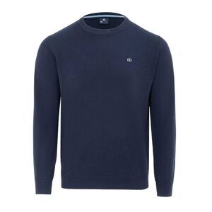 Giorgio Mens Knitted Crew Neck Sweater / Navy